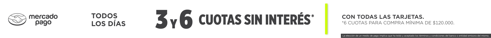 TODOS LOS DIAS MERCADOPAGO 3Y6