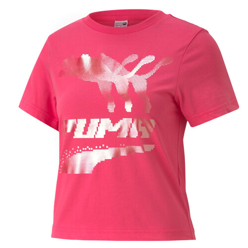 REMERA EVIDE GRAPHIC GLOWING PINK