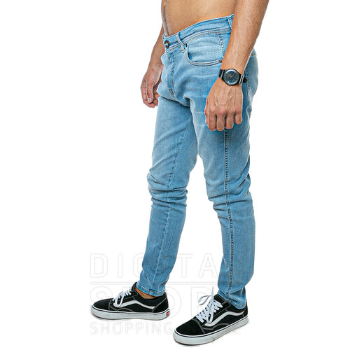 Pantalones Hombre, Reell Baggy Jeans Faded Mid Blue