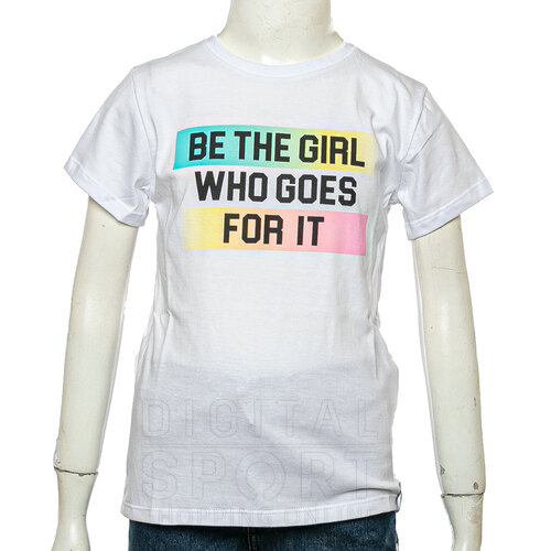 REMERA BE THE GIRL KIDS