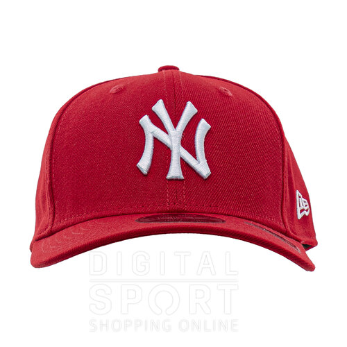 Gorra plana roja ajustable 9FIFTY Cotton Block de New York Yankees MLB de  New Era