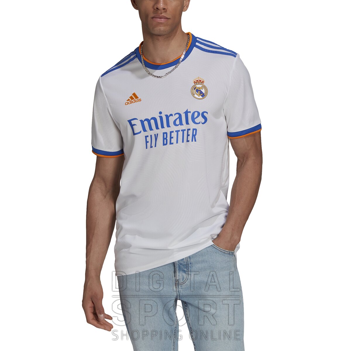 Adidas Camiseta Real Madrid 20/21 Blanco para Hombre