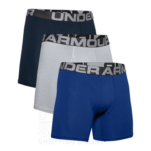 PACK X 3 BOXERS CHARGED COTTON 6INCH