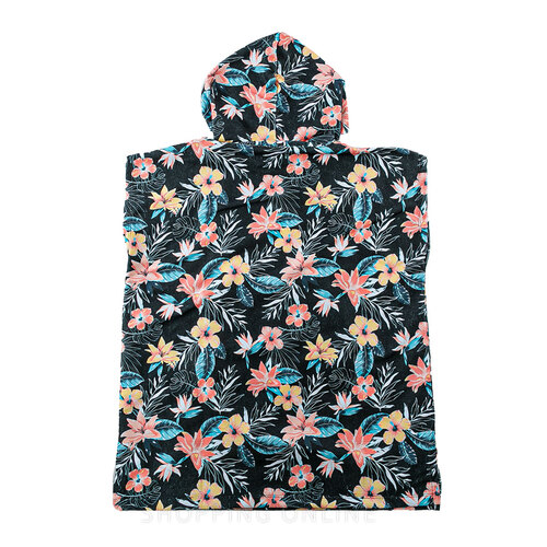 PONCHO TOALLA FLOWERS