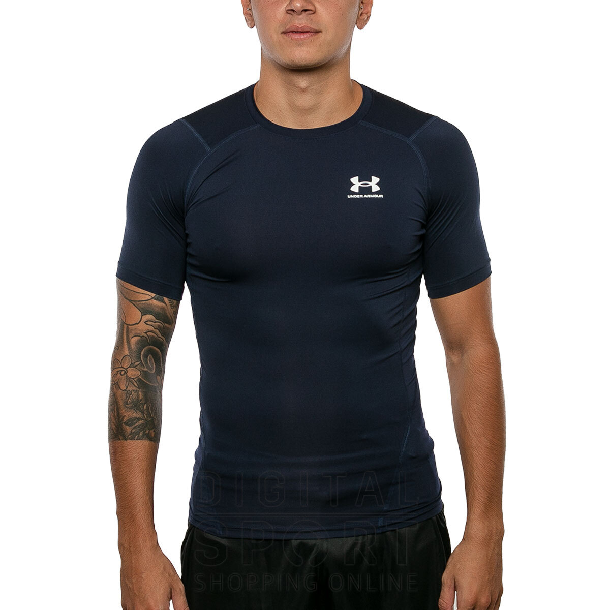 Under Armour Hg - Gris - Camiseta Compresión Hombre
