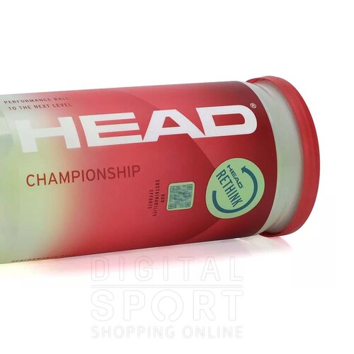 TUBO x 3 PELOTAS HEAD CHAMPIONSHIP