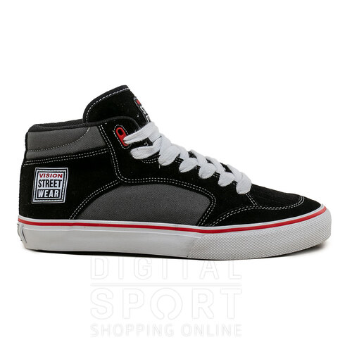Vision Street Wear Canvas Hi - Bottes Skate Homme Noir