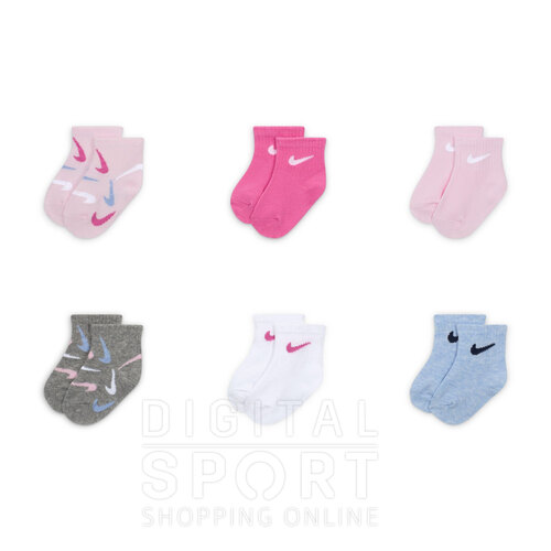 PACK X 6 MEDIAS SWOOSHFETTI