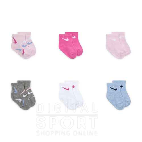 PACK X 6 MEDIAS SWOOSHFETTI