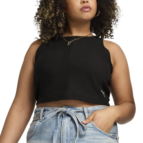 REMERA WARDROBE ESS RIBBED CROP