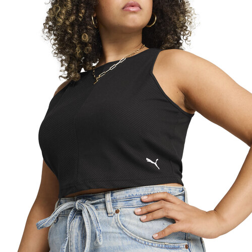 REMERA WARDROBE ESS RIBBED CROP