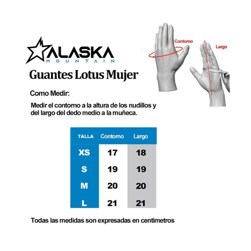 GUANTES SNOW LOTUS