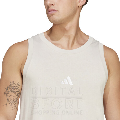MUSCULOSA ESSENTIALS SMALL LOGO