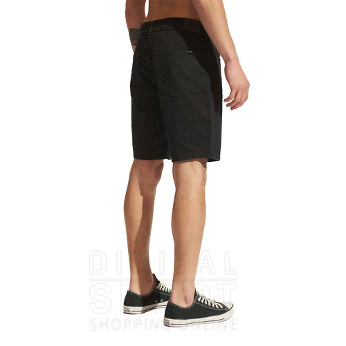 BERMUDA STRAIGHT SOLID BLACK