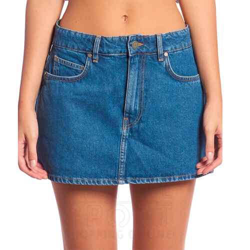 POLLERA JEAN MINI SHORT SKORT