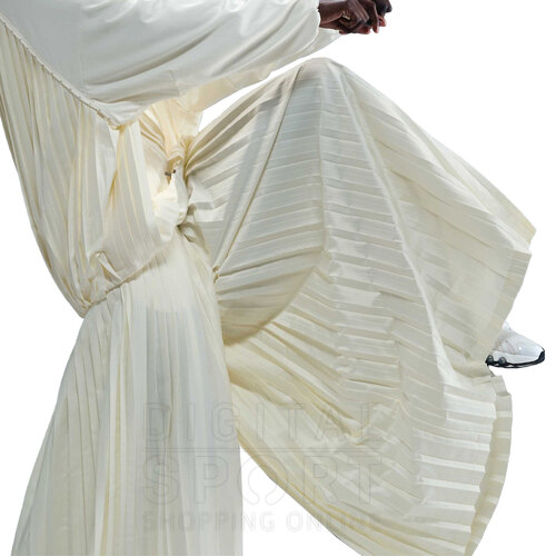 PANTALON WOMEN'S MID-RISE PLEATED