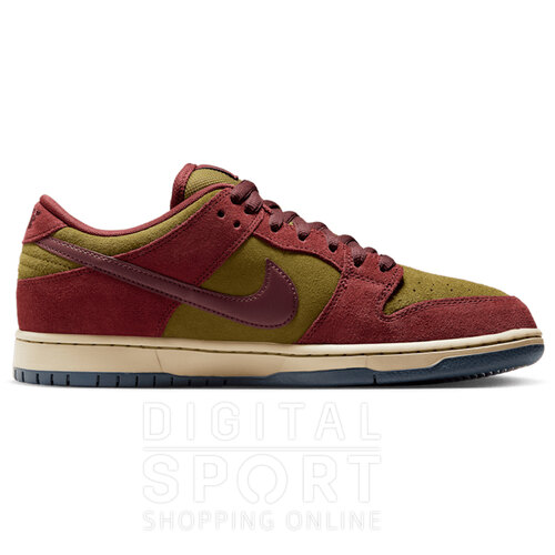 ZAPATILLAS NIKE SB DUNK LOW PRO DARK TEAM RED AND OLIVE FLAK