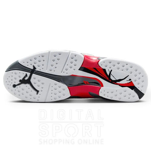 BOTAS AIR JORDAN 8 RETRO WHITE AND TRUE RED