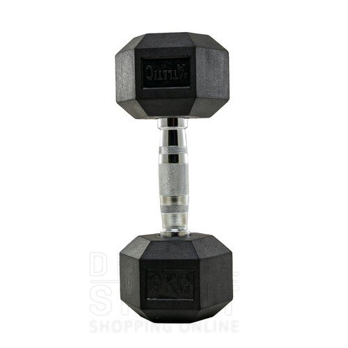 MANCUERNA FIJA HEXAGONO GOMA 9KG