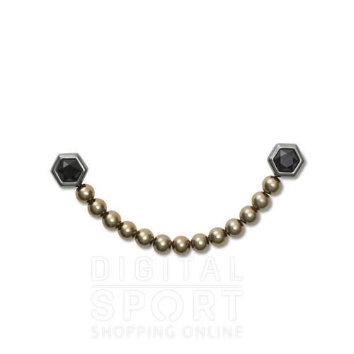 JIBBITZ PUNK GUNMETAL CHAIN