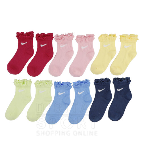 PACK X 6 MEDIASRUFFLE ANKLE KIDS