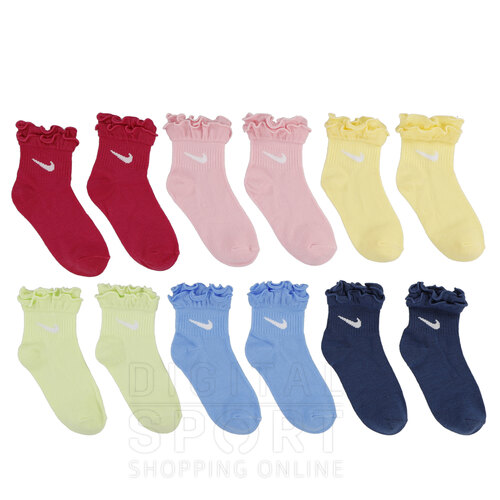 PACK X 6 MEDIASRUFFLE ANKLE KIDS