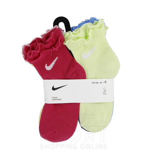 PACK X 6 MEDIASRUFFLE ANKLE KIDS