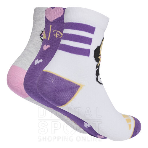 PACK X 3 MEDIAS DISNEY MINNIE MOUSE