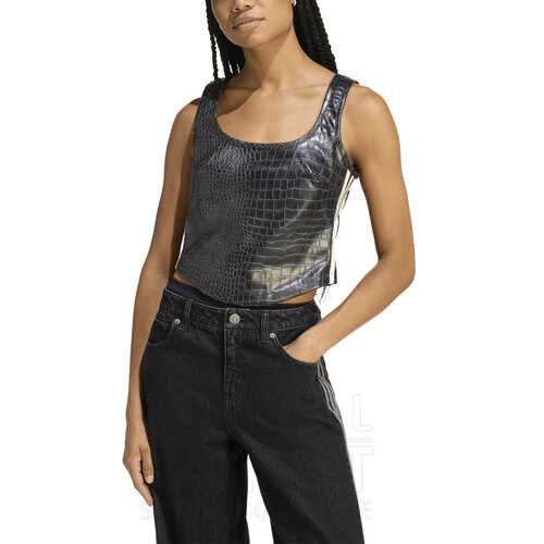MUSCULOSA PLEATHER CORSET