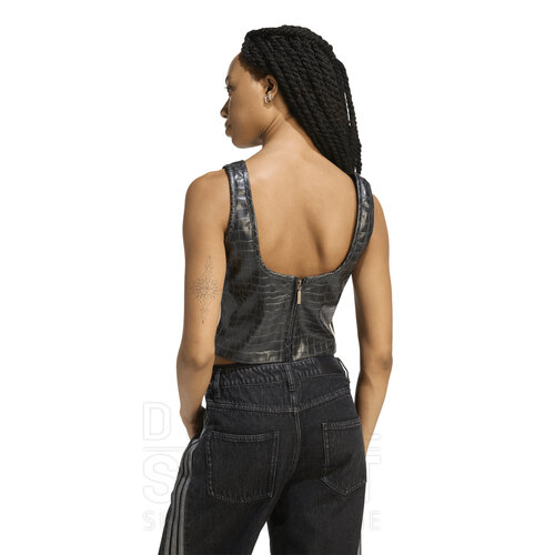 MUSCULOSA PLEATHER CORSET