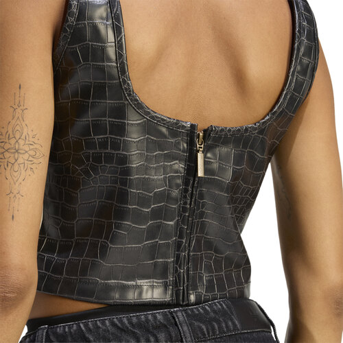 MUSCULOSA PLEATHER CORSET