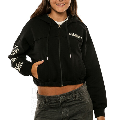 BUZO FLOWER ZIP HOOD