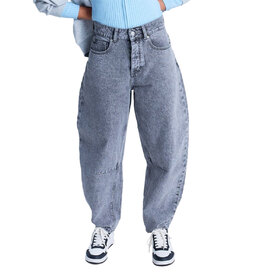 PANTALON JEAN BARRELED BABE