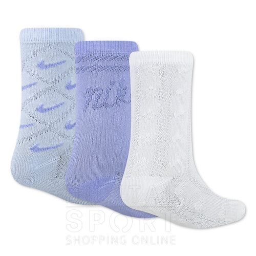 PACK X 3 MEDIAS CREW TEXTURED
