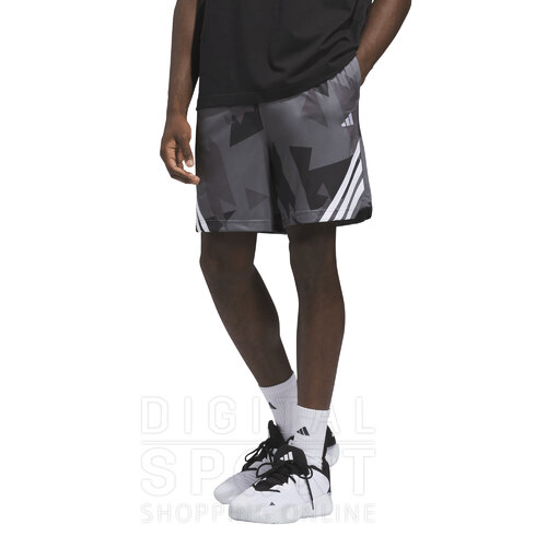 SHORT 3-STRIPES AOP