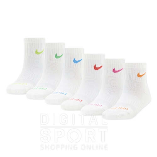 PACK X 6 MEDIAS PERFORMANCE BASICS KIDS