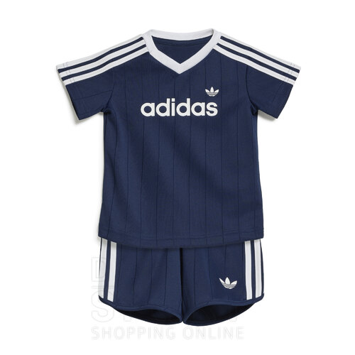 CONJUNTO REMERA Y SHORT PINSTRIPE