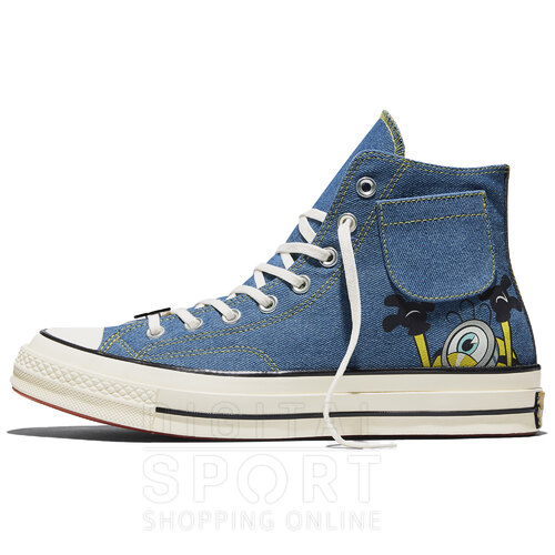 BOTAS CONVERSE X MINIONS CHUCK 70