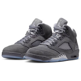 BOTAS AIR JORDAN 5 RETRO LIGHT GRAPHITE AND WOLF GREY