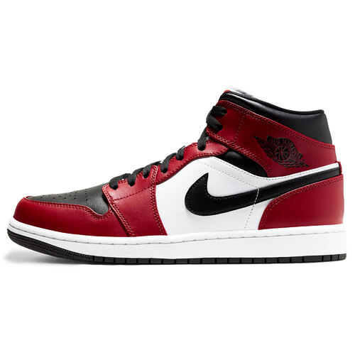 BOTAS AIR JORDAN 1 MID CHICAGO BLACK TOE