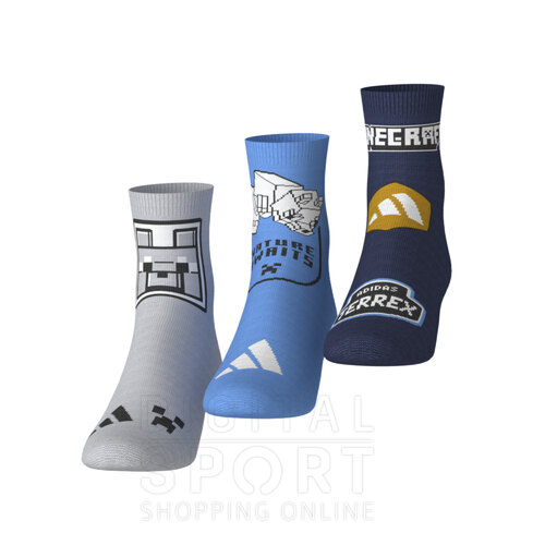 PACK X 3 MEDIAS MINECRAFT
