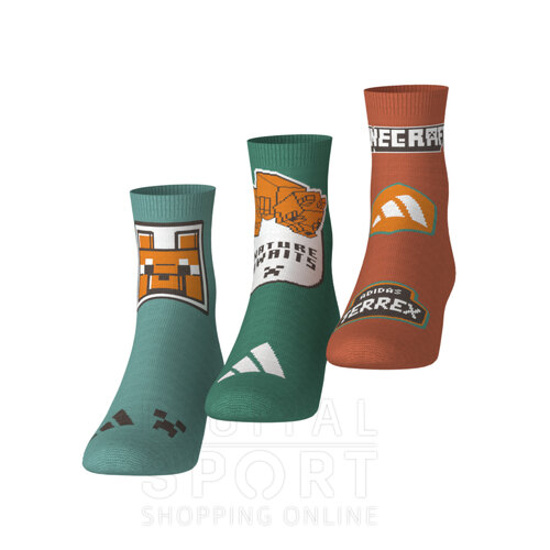 PACK X 3 MEDIAS MINECRAFT