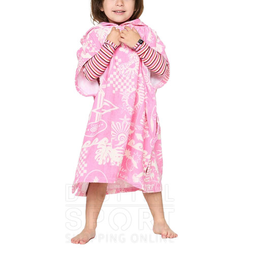 TOALLA PONCHO HOOD MIXED