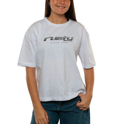 REMERA METALLIC BOXY