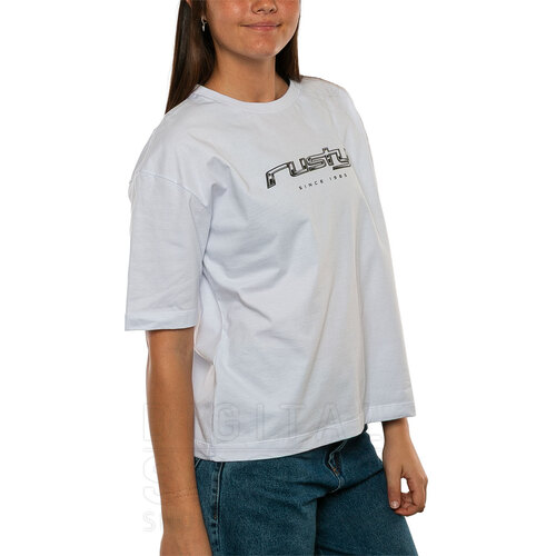 REMERA METALLIC BOXY