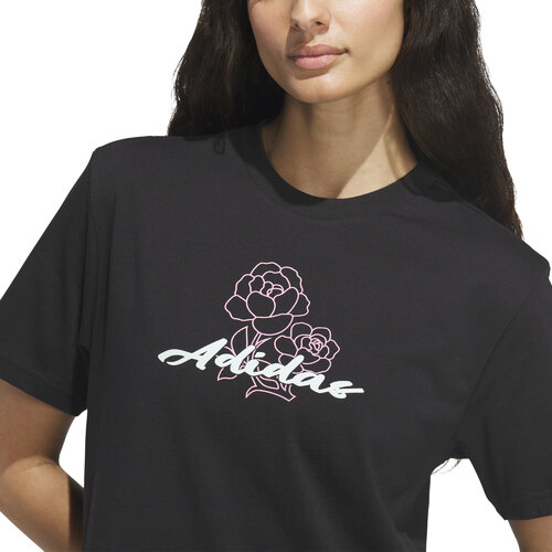 REMERA GRAPHIC FLORAL WORDMARK