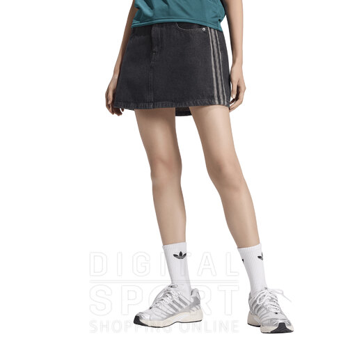 POLLERA DENIM TIRO MEDIO
