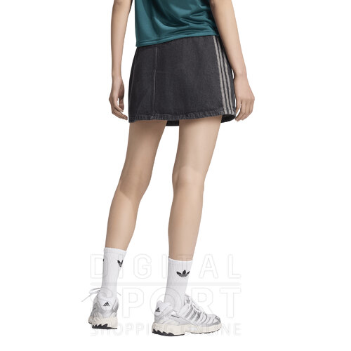 POLLERA DENIM TIRO MEDIO