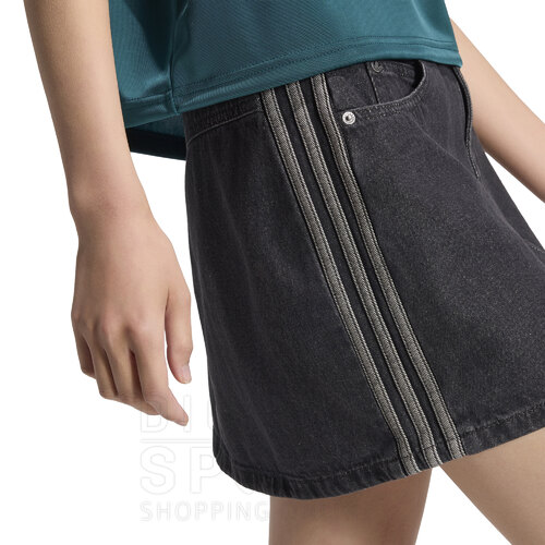 POLLERA DENIM TIRO MEDIO