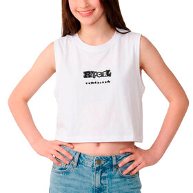 MUSCULOSA CROP NEW WAVES KIDS